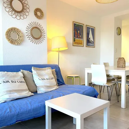 Renove En Front De Mer, 3 Pieces, Terrasse, Parking, Equipe, Ideal Familles, 6 Pers. - Fr-1-251-281 Апартаменты *